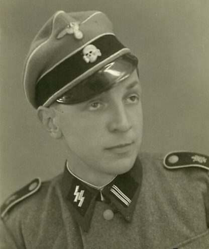 Matched Set of Waffen-SS Visor Cap Insignia - Image 2