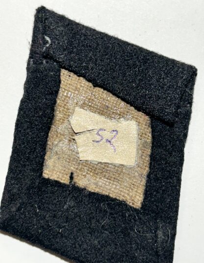 VERY RARE Vertical SS-TV "Totenkopf" Collar Tab for Enlisted Troops - Image 6