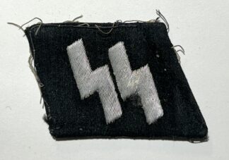 Waffen-SS Bullion Collar Tab for NCO – (Uniform Removed)