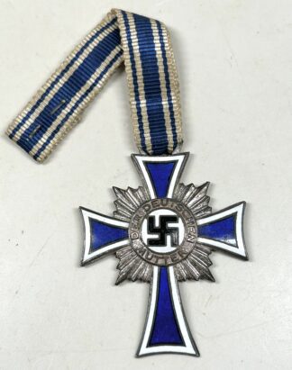 German Mother Cross in Silver