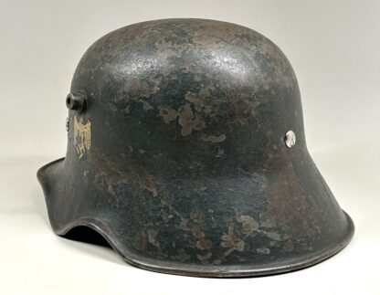 RARE M18 Heer (Army) Reissued ‘Ear-Cut-Out’ Combat Helmet - (ET64) - Image 13