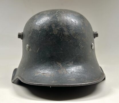 RARE M18 Heer (Army) Reissued ‘Ear-Cut-Out’ Combat Helmet - (ET64) - Image 12