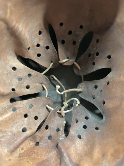 RARE M18 Heer (Army) Reissued ‘Ear-Cut-Out’ Combat Helmet - (ET64) - Image 22