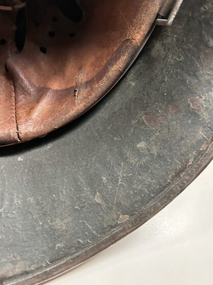 RARE M18 Heer (Army) Reissued ‘Ear-Cut-Out’ Combat Helmet - (ET64) - Image 24