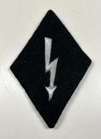RARE Waffen-SS Officer Signals Sleeve Diamond w/ RZM Tag