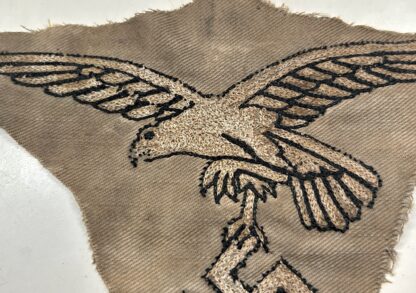Early Luftwaffe 'Chain-Stitched' Eagle for Pennant/Flag - Image 3