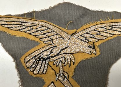 Early Luftwaffe 'Chain-Stitched' Eagle for Pennant/Flag - Image 6