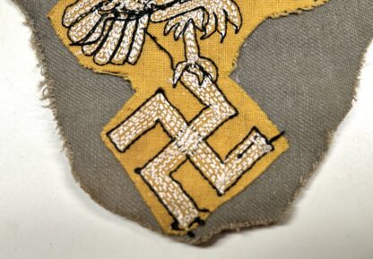 Early Luftwaffe 'Chain-Stitched' Eagle for Pennant/Flag - Image 7