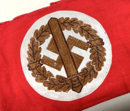 SA ‘Sturmabteiling’ Sports Armband w/ RZM Tag - Image 2
