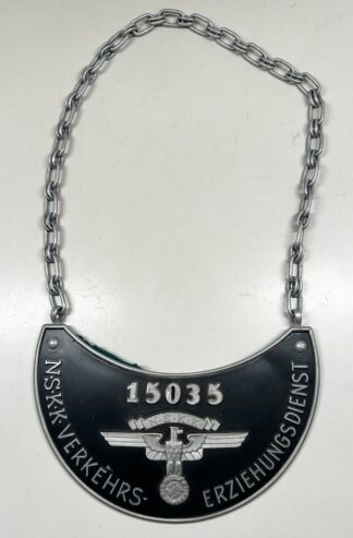 NSKK Verkehrs Erziehungsdienst (Traffic Control Service) Gorget