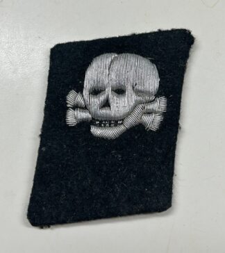 Early SS-Totenkopfverbände Vertical Collar Tab for NCO - (Uniform Removed)