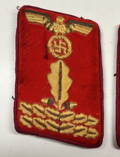 NSDAP Gauleitung Leader (Head Zone Leader) Collar Tab Set for Hauptabschnittsleiter - Image 3