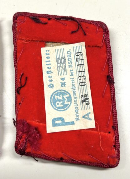 NSDAP Gauleitung Leader (Head Zone Leader) Collar Tab Set for Hauptabschnittsleiter - Image 6