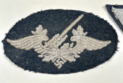 Uniform Removed Set of Luftwaffe Flak NCO Uniform Insignia - Image 3