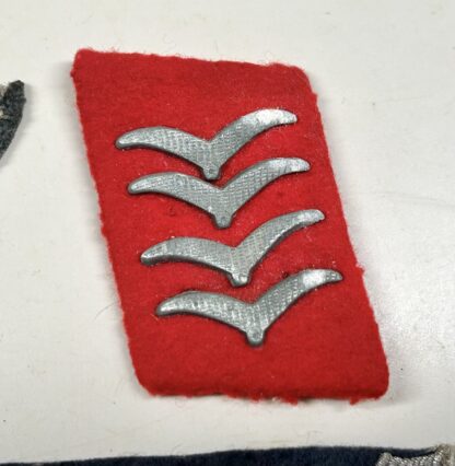 Uniform Removed Set of Luftwaffe Flak NCO Uniform Insignia - Image 4