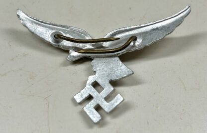 Matching Set of Luftwaffe EM/NCO Visor Cap Insignia - Image 8