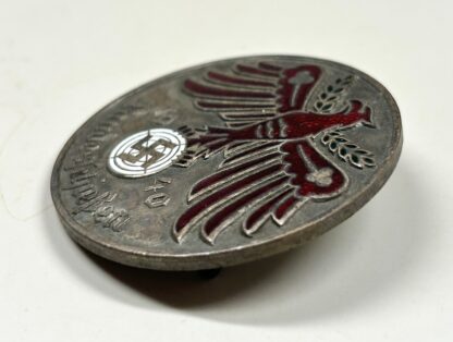 1940 Tyrolean Shooting Badge in Silver - (Carl Poellath) - Image 2