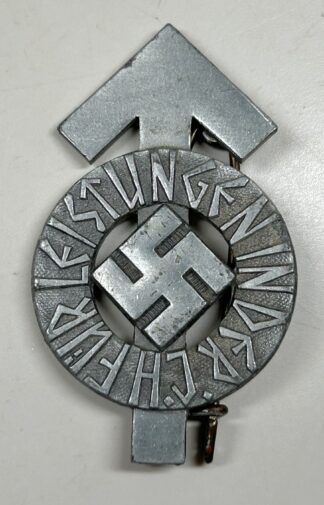 Hitler Youth Proficiency Badge in Silver – RZM M1/34 (Karl Wurster, Markneukirchen)