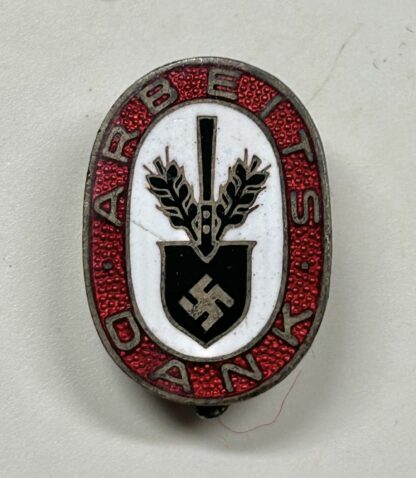 Arbeits Dank Reichsarbeitsdienst (RAD) Commemorative Pin