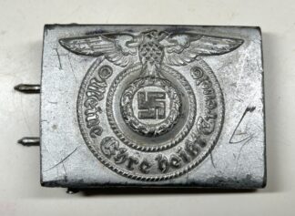Waffen-SS EM/NCO Belt Buckle - (RZM 155/43 SS - Assmann & Söhne)