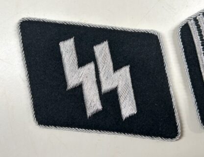 Incredible Waffen-SS Officer Collar Tab Set for (Obersturmführer) - Image 3